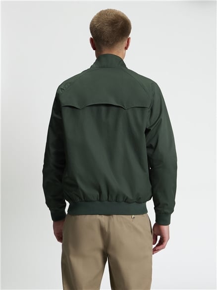 Signature Harrington Jacket in Bottle Green