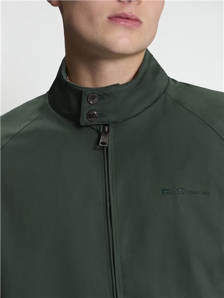 Signature Harrington Jacket in Bottle Green