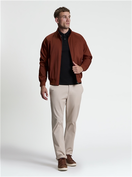 Signature Harrington Jacket in Sienna