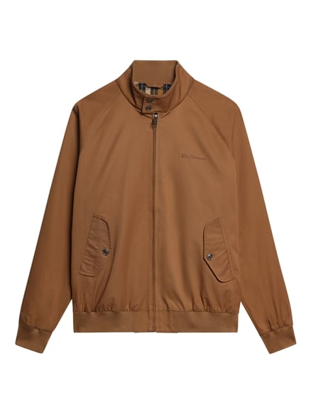Signature Harrington Jacket in Brown