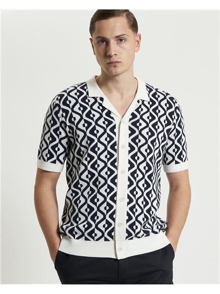 Tile Resort Knitted Shirt