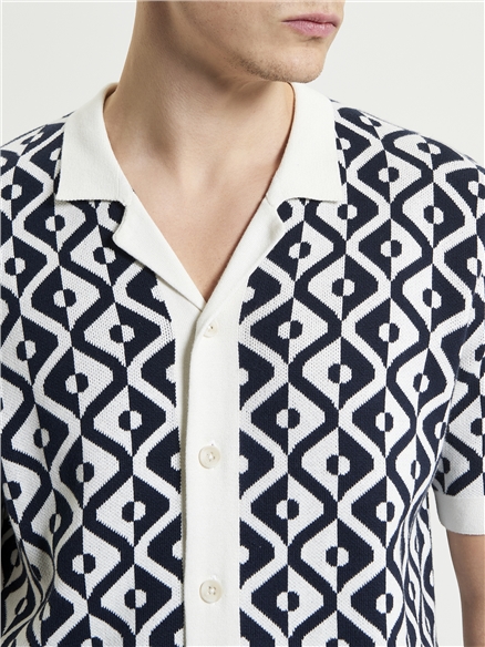 Tile Resort Knitted Shirt