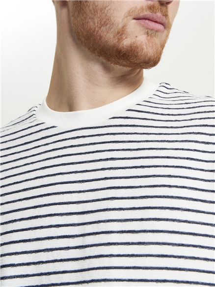 Textured Stripe Tee
