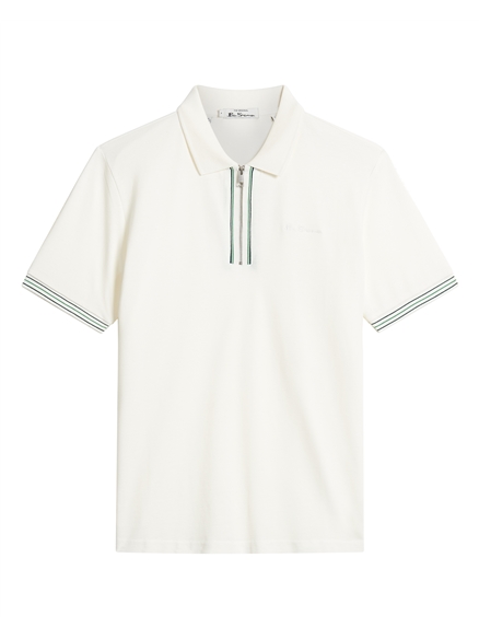 Placket Interest Cotton Polo