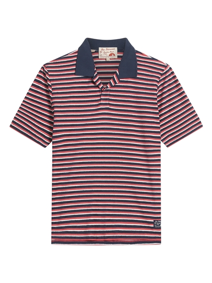 Loopback Stripe Polo