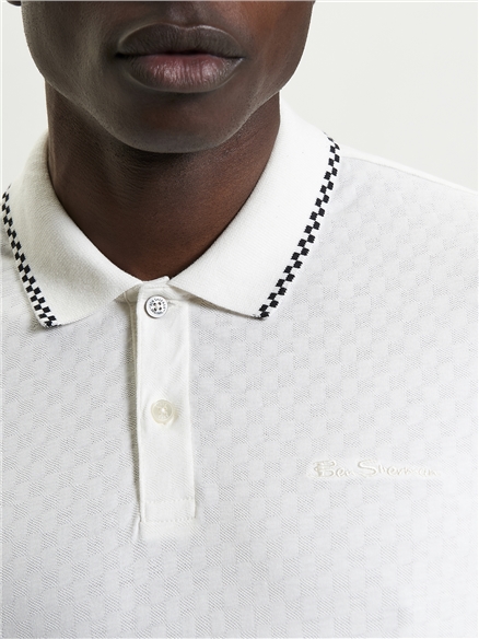 Chequerboard Texture Polo