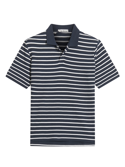 Waffle Stripe Polo