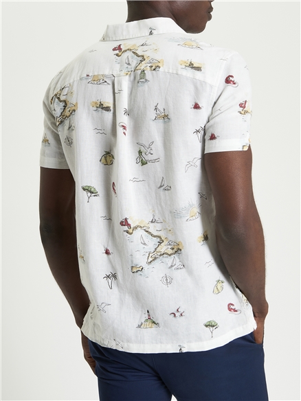 Brighton To Amalfi Print Shirt