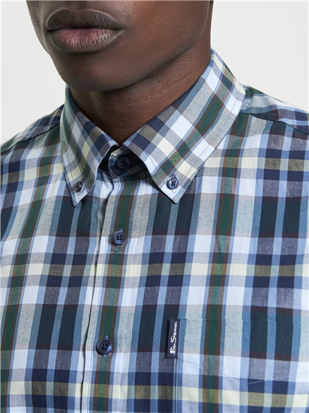 Irregular Check Shirt