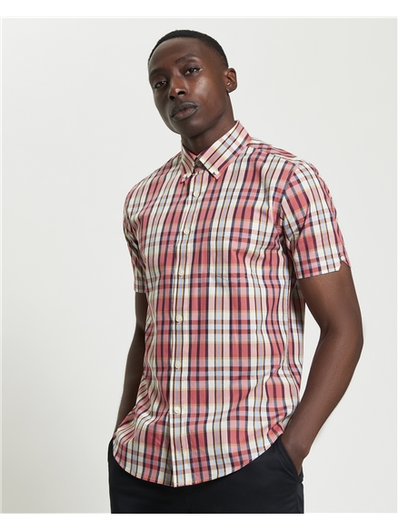 Irregular Check Shirt