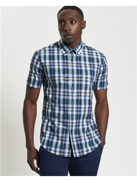 Irregular Check Shirt