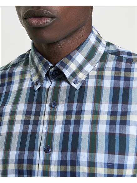 Irregular Check Shirt