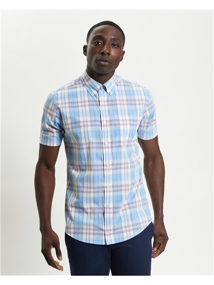 Irregular Check Shirt