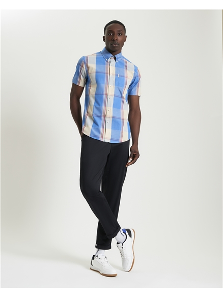 Short Sleeve Multicolour Overcheck Shirt