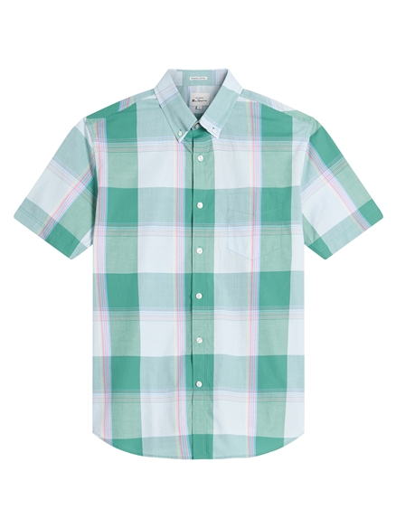 Short Sleeve Multicolour Overcheck Shirt