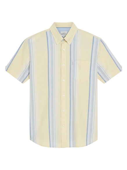 Short Sleeve Oxford Stripe Shirt
