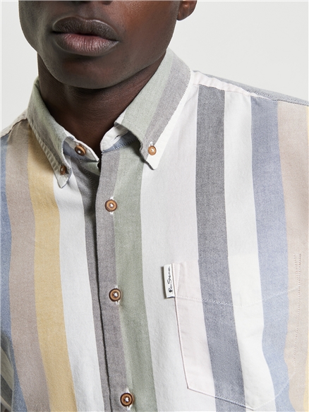 Short Sleeve Candy Stripe Shirt