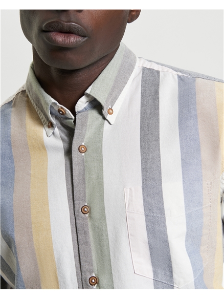 Short Sleeve Candy Stripe Shirt