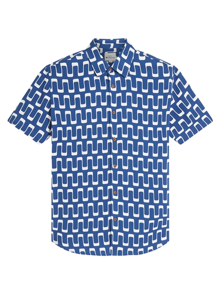 Short Sleeve Jazz Print Shirt