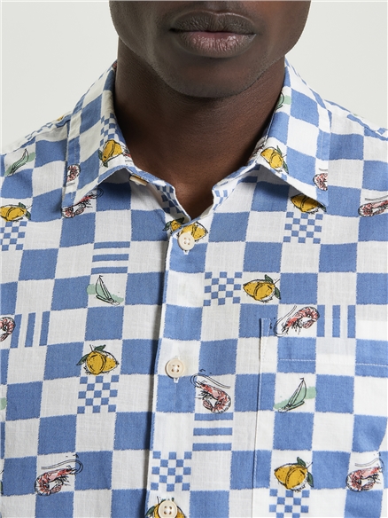 Chequerboard Print Shirt