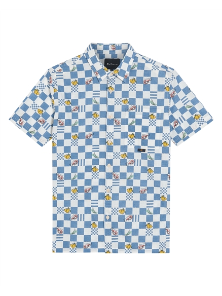 Chequerboard Print Shirt