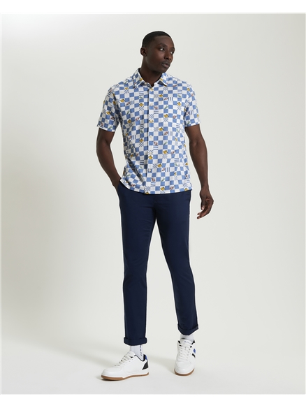 Chequerboard Print Shirt