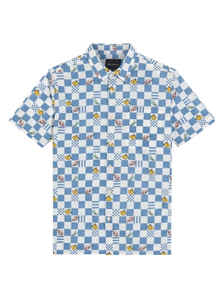 Chequerboard Print Shirt
