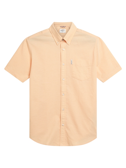 Short Sleeve Signature Oxford Shirt in New Orange