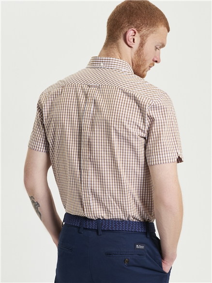 Short Sleeve Signature Gingham Shirt