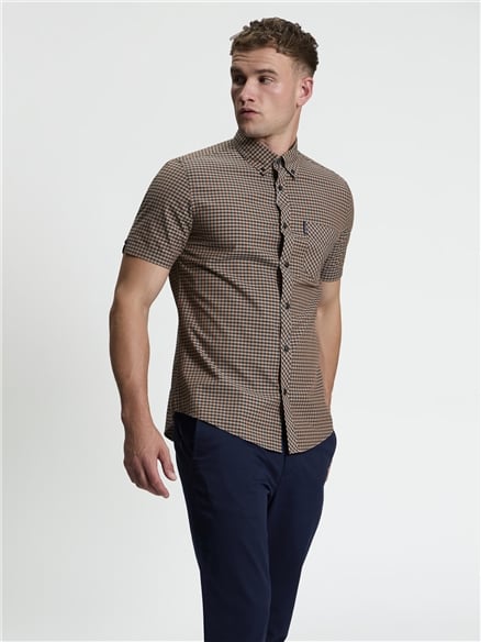 Short Sleeve Signature Gingham Shirt