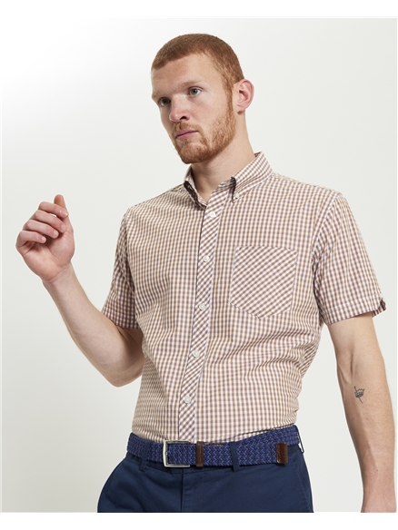 Short Sleeve Signature Gingham Shirt