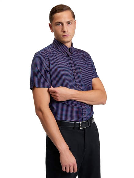 Short Sleeve Signature Gingham Shirt