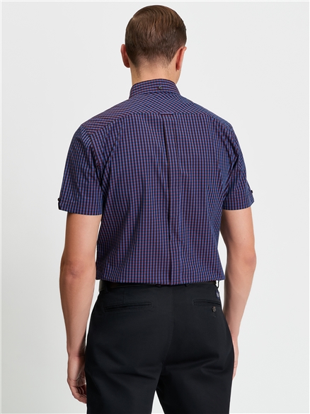 Short Sleeve Signature Gingham Shirt