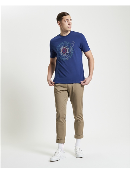 Record Target Tee in Royal