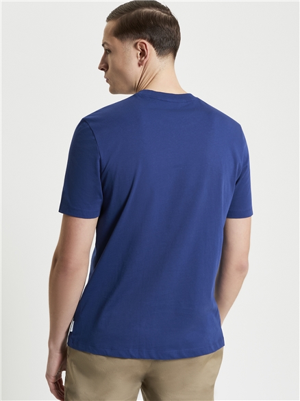 Record Target Tee in Royal