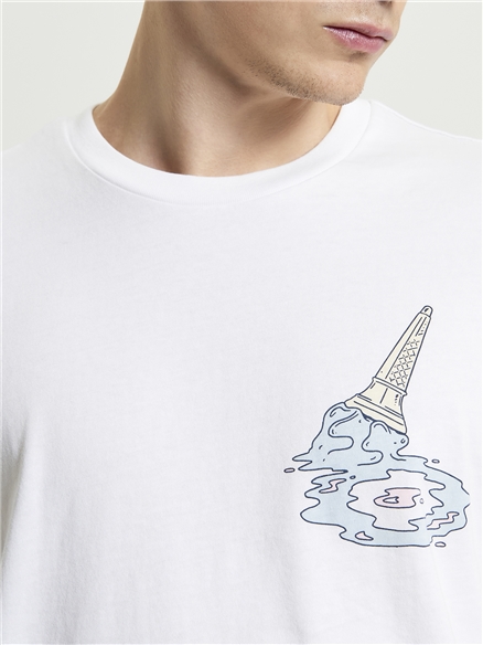 Ice Cream Splat Target Tee