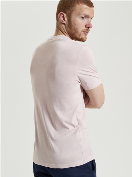 Surf N Guitars Tee in Blush Pink