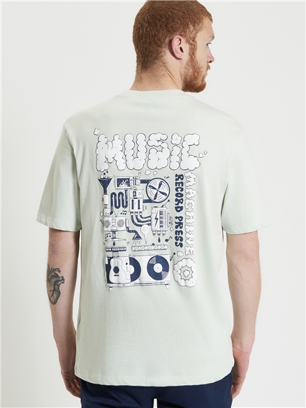 Music Machine Record Press Tee