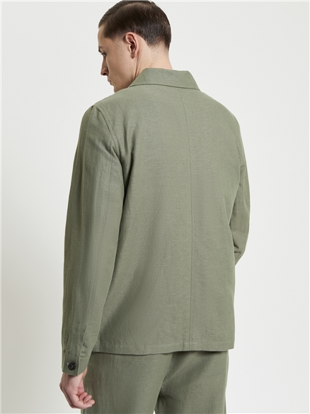 Linen Cotton Chore Jacket