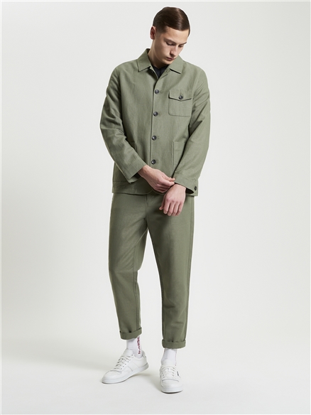 Linen Cotton Chore Jacket