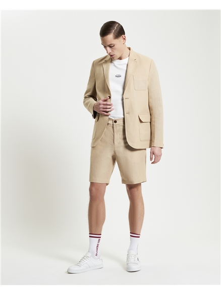 Linen Cotton Drawcord Shorts