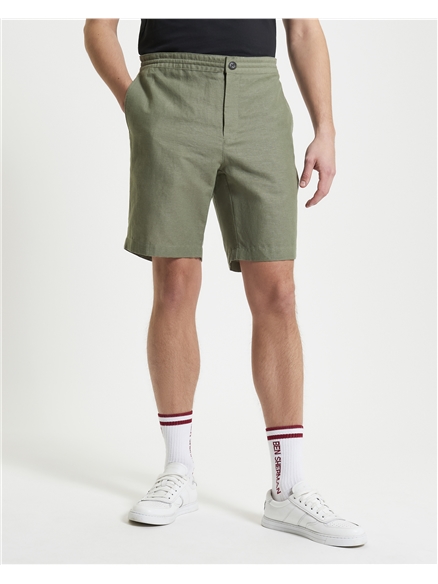 Linen Cotton Drawcord Shorts
