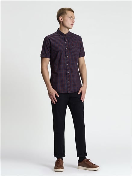 Short Sleeve House Check