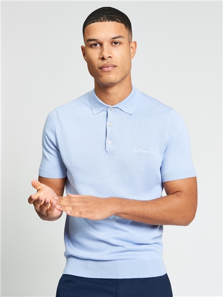 Signature Short Sleeve Polo in Lake