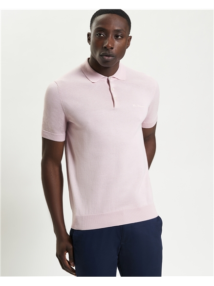 Short Sleeve Signature Knitted Polo