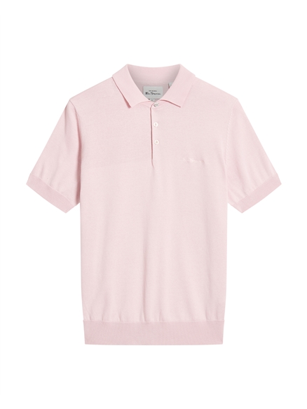 Short Sleeve Signature Knitted Polo