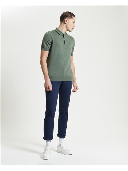 Short Sleeve Signature Knitted Polo