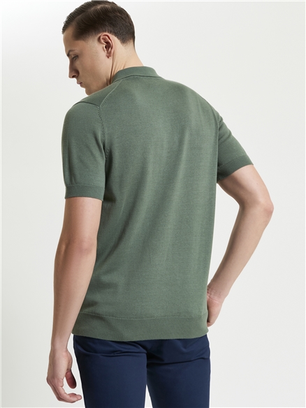 Short Sleeve Signature Knitted Polo
