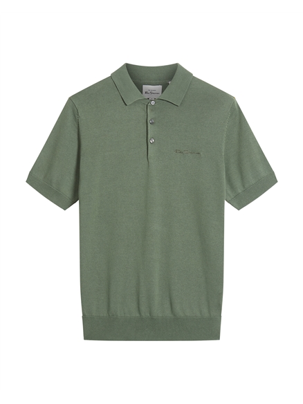 Short Sleeve Signature Knitted Polo