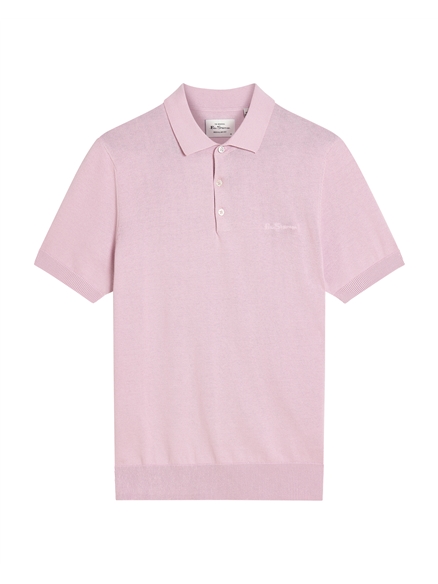 Signature Short Sleeve Polo in Lilac